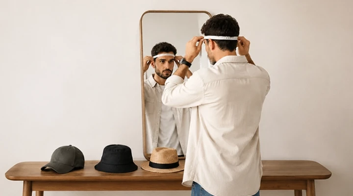 چطور سایز کلاه مناسب سر خود را پیدا کنیم؟ راهنمای کامل اندازه‌گیری سایز کلاه