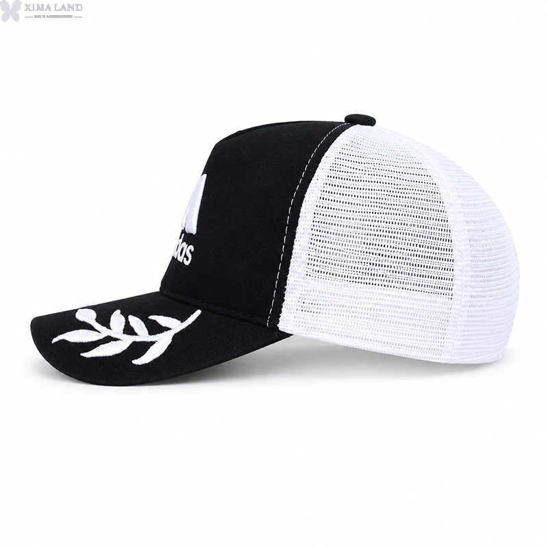 کلاه مخمل نقابدار خوشه ای  پشت تور طرح گلدوزی ADIDAS